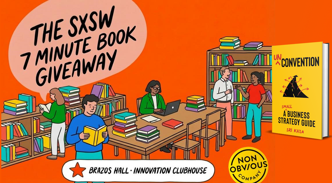 Featured Author — Non-Obvious 7-Minute Meetup @ SXSW 2026