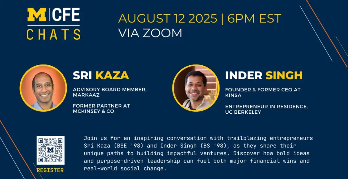CFE Chats | Inder Singh & Sri Kaza