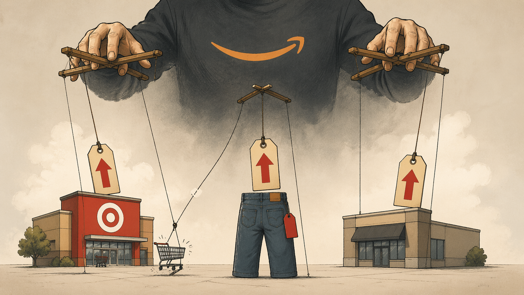 Amazon's early flywheel created real value for small businesses -- affordable access to millions of customers. But once Amazon controlled the marketplace, the fees tell a different story: from 19 cents per dollar in 2014 to over 50 cents by 2022. This article traces how dominance changed Amazon's incentives, what it cost sellers like Nicholas Parks and Douglas Mrdeza, and what independent bookstores learned about surviving a platform you can't beat on price.